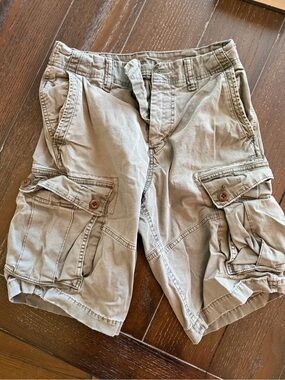 Men's Casual Cargo Shorts - GRAY
